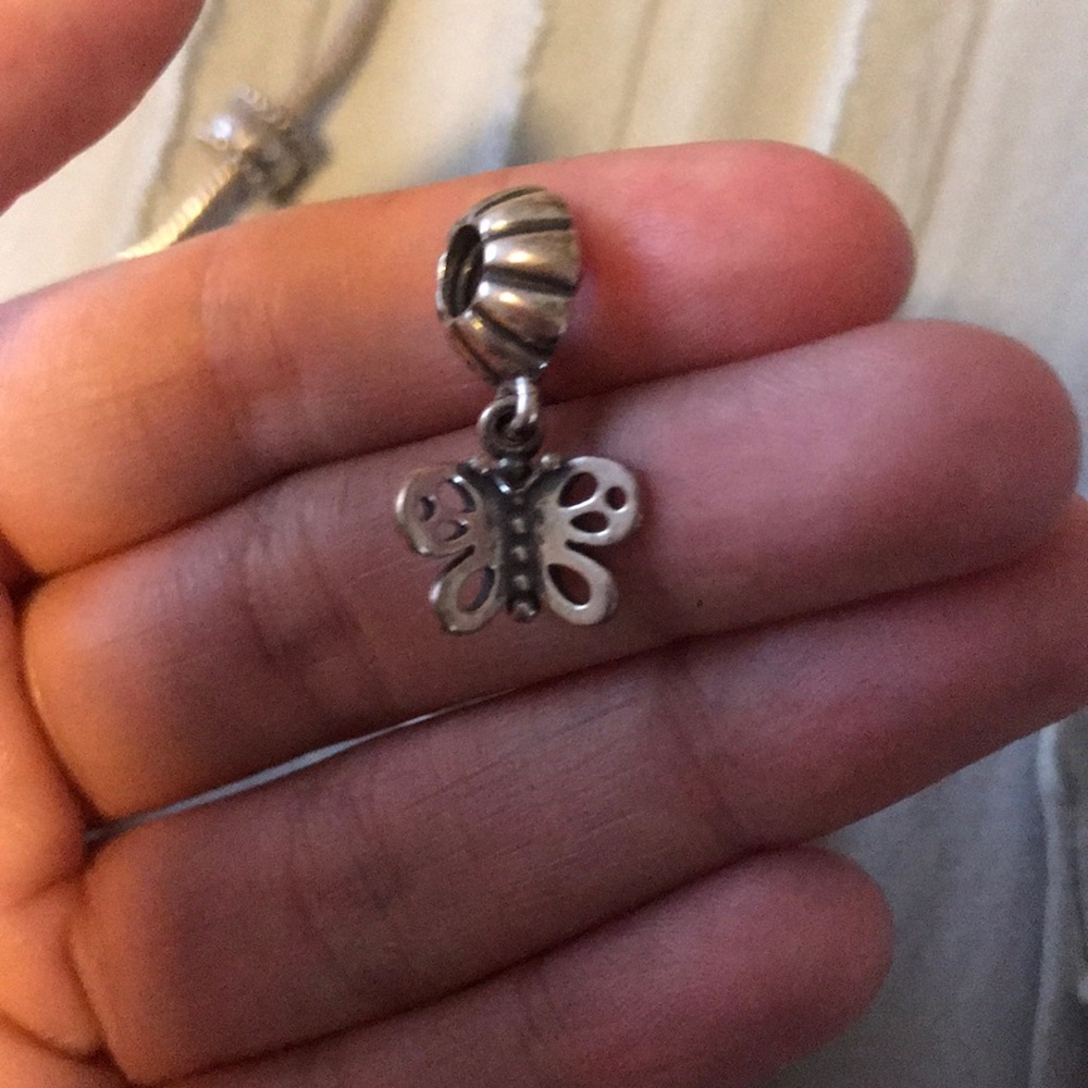 Pandora butterfly charm
